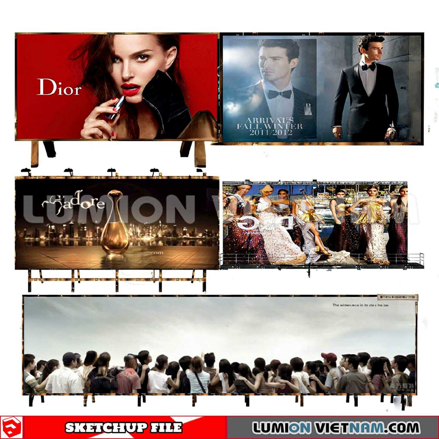 240926-Billboard-Advertising-(10)-Sketchup-Models
