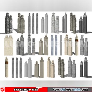 241125. Sculpture Decor Sketchup 3D Models