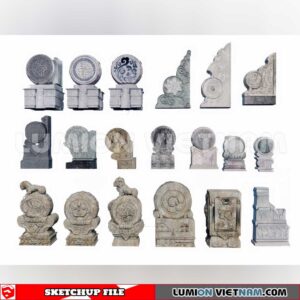 241125. Sculpture Decor Sketchup 3D Models