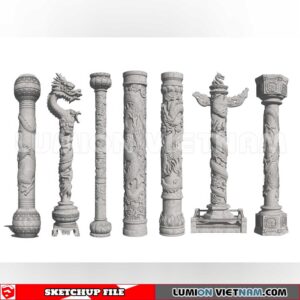 241125. Sculpture Decor Sketchup 3D Models