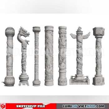 241125. Sculpture Decor Sketchup 3D Models