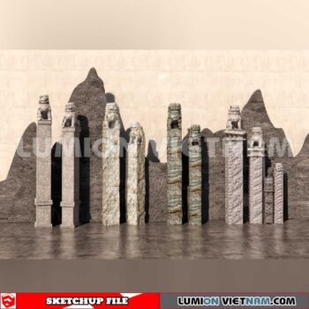 241125. Sculpture Decor Sketchup 3D Models