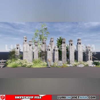 241125. Sculpture Decor Sketchup 3D Models