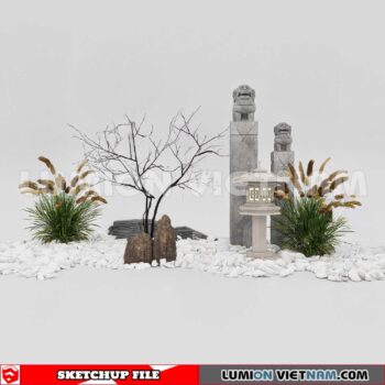 241125. Sculpture Decor Sketchup 3D Models