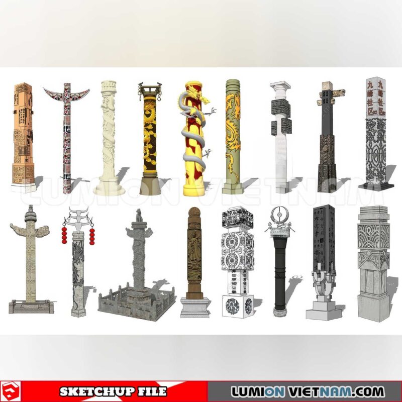 241125. Sculpture Decor Sketchup 3D Models