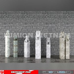 241125. Sculpture Decor Sketchup 3D Models