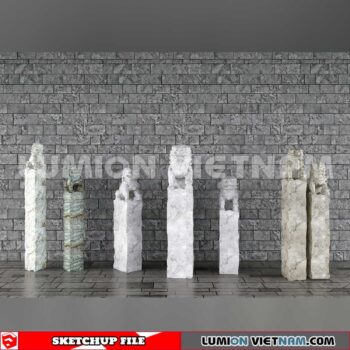 241125. Sculpture Decor Sketchup 3D Models