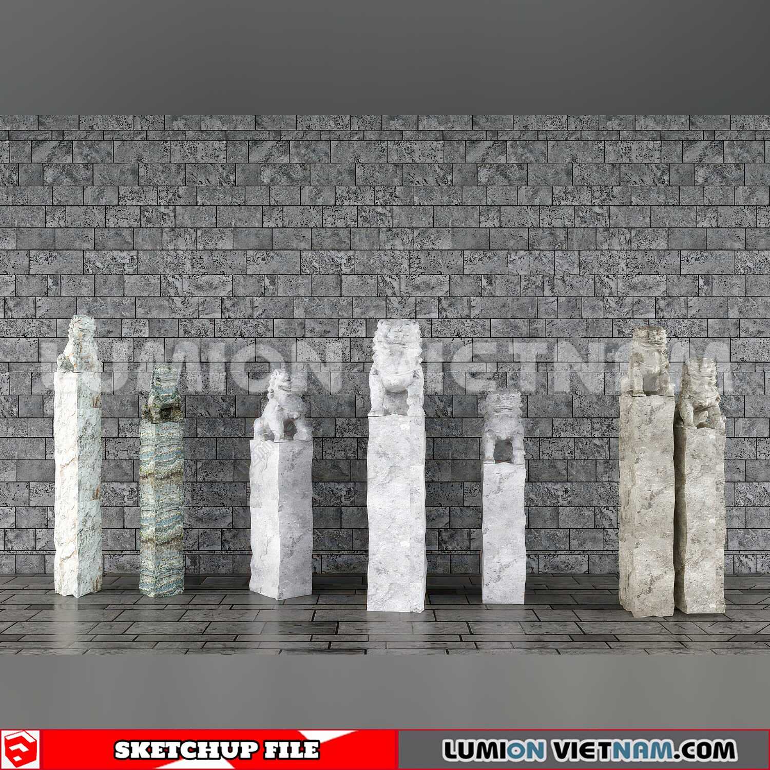 241125-Sculpture-Decor-(7)-Sketchup-Models