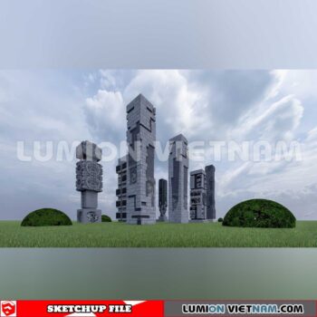 241125. Sculpture Decor Sketchup 3D Models