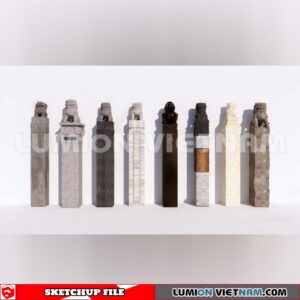 241125. Sculpture Decor Sketchup 3D Models