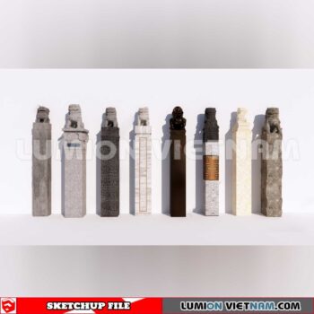 241125. Sculpture Decor Sketchup 3D Models