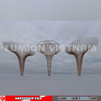 240912. Decorative Columns Sketchup 3D Models