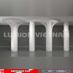 240912. Decorative Columns Sketchup 3D Models
