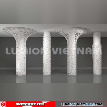 240912. Decorative Columns Sketchup 3D Models