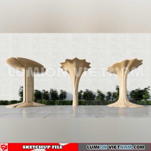 240912. Decorative Columns Sketchup 3D Models