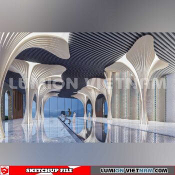 240912. Decorative Columns Sketchup 3D Models