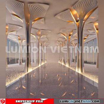 240912. Decorative Columns Sketchup 3D Models