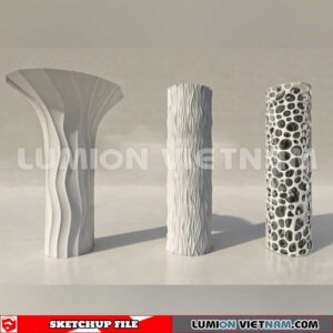 240912. Decorative Columns Sketchup 3D Models