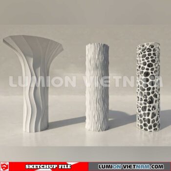 240912. Decorative Columns Sketchup 3D Models