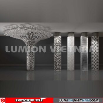240912. Decorative Columns Sketchup 3D Models