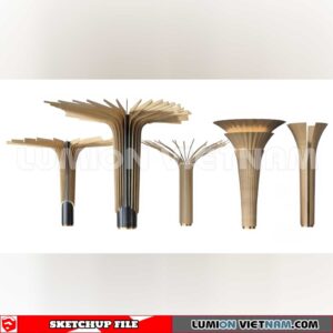 240912. Decorative Columns Sketchup 3D Models