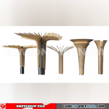 240912. Decorative Columns Sketchup 3D Models