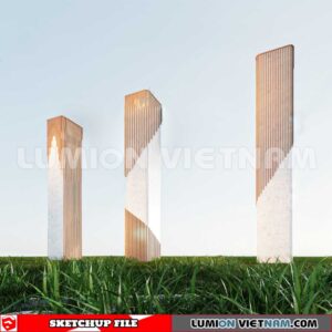 240912. Decorative Columns Sketchup 3D Models
