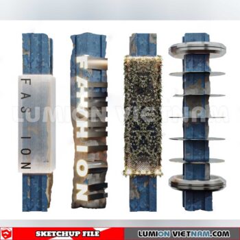 240912. Decorative Columns Sketchup 3D Models