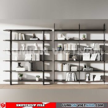 241204. Book Decor Sketchup 3D Models