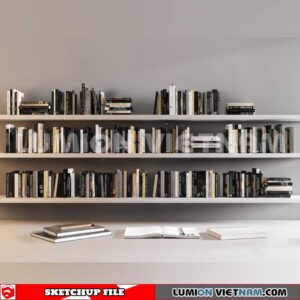 241204. Book Decor Sketchup 3D Models