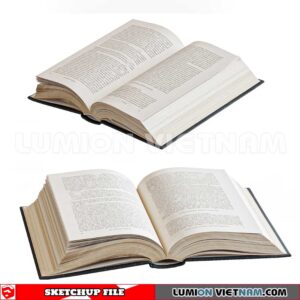 241204. Book Decor Sketchup 3D Models