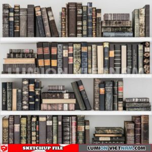 241204. Book Decor Sketchup 3D Models