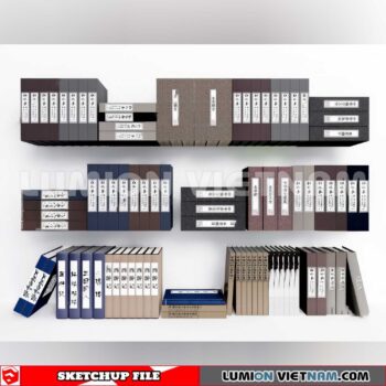 241204. Book Decor Sketchup 3D Models