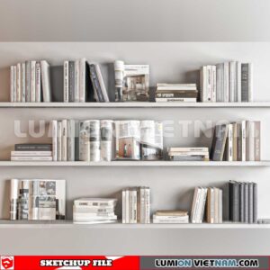 241204. Book Decor Sketchup 3D Models
