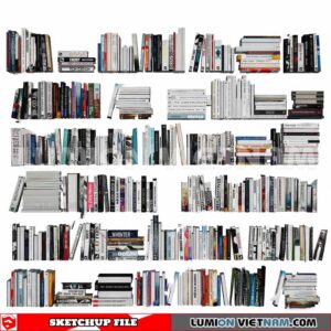 241204. Book Decor Sketchup 3D Models