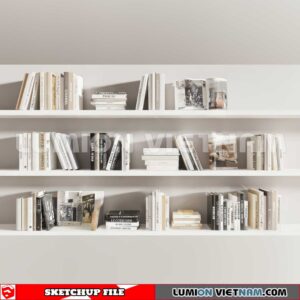 241204. Book Decor Sketchup 3D Models