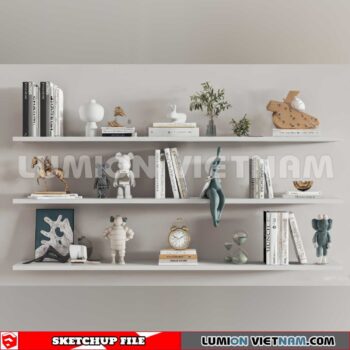 241204. Book Decor Sketchup 3D Models