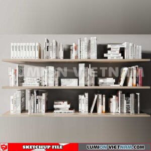 241204. Book Decor Sketchup 3D Models