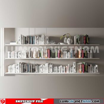 241204. Book Decor Sketchup 3D Models