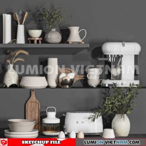 241213. Kitchen Utensils Sketchup 3D Models