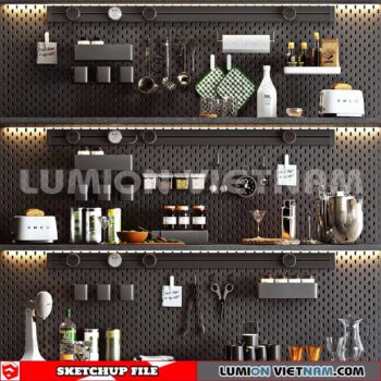 241213. Kitchen Utensils Sketchup 3D Models