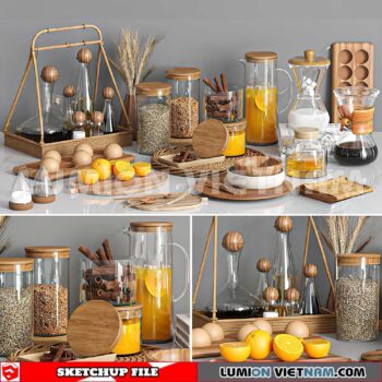 241213. Kitchen Utensils Sketchup 3D Models