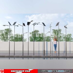241230. Street Light Sketchup 3D Models