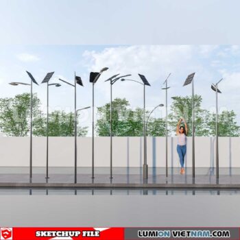 241230. Street Light Sketchup 3D Models
