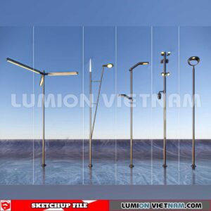 241230. Street Light Sketchup 3D Models