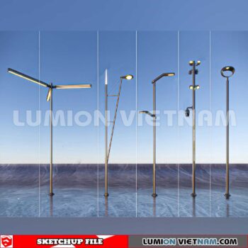 241230. Street Light Sketchup 3D Models