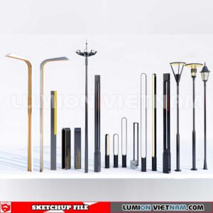 241230. Street Light Sketchup 3D Models
