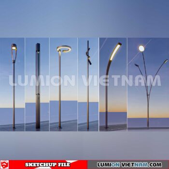 241230. Street Light Sketchup 3D Models