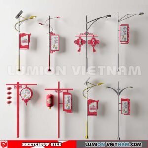 241230. Street Light Sketchup 3D Models