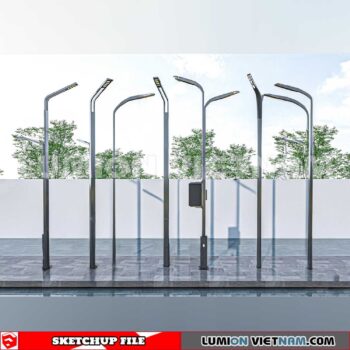 241230. Street Light Sketchup 3D Models